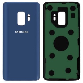 Cache Batterie Vitre arrière pour Samsung Galaxy S9 G960F Bleu Cach...